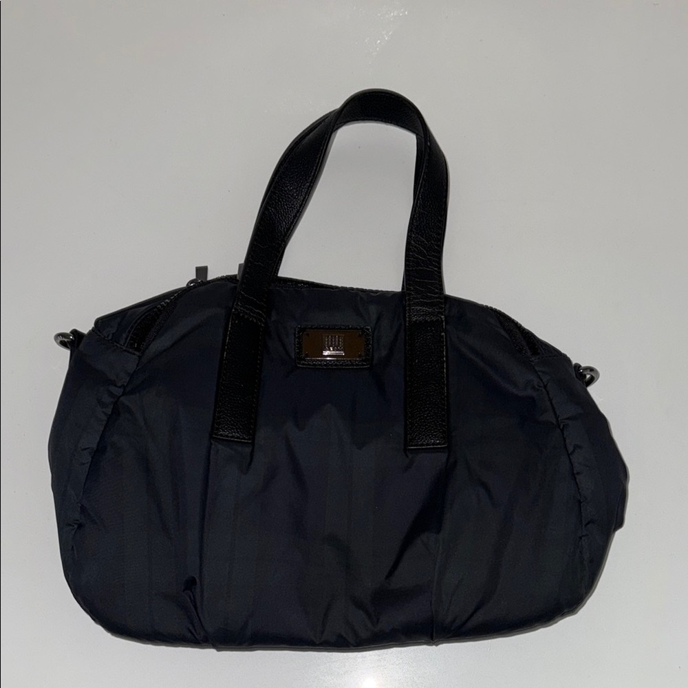 Geox Quilted Puff Black Handbag